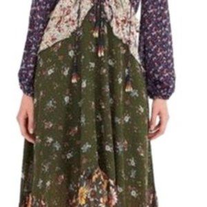 Farm Rio Mixed Liberty Midi Dress